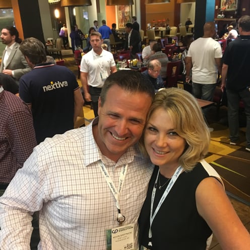 Helene Kidary and Kevin Bartnicki at Channel Partners Evolution